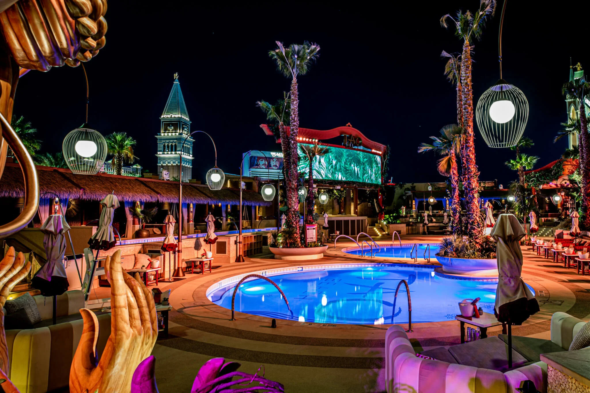 Corporate event planner coordinating AV setup in Las Vegas