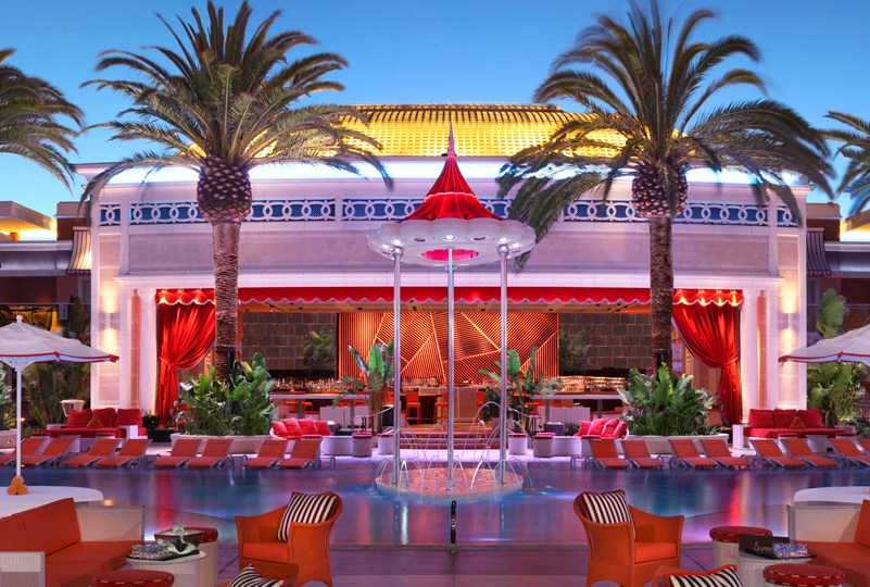 Corporate Events Las Vegas — resort pool venue for corporate receptions and brand activations